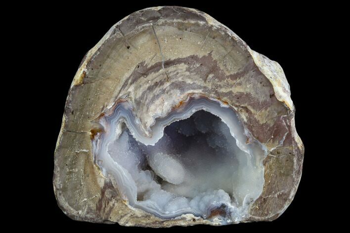 Crystal Filled Dugway Geode (Polished Half) #121661